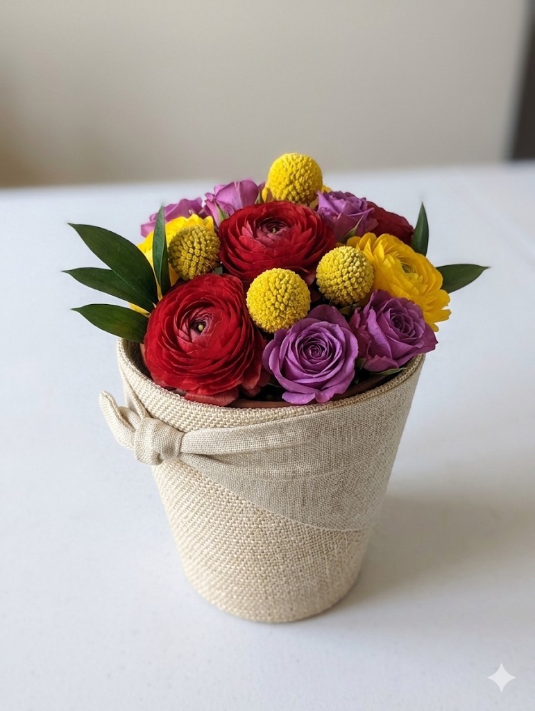 Basket Decorations Composition Being 5X5 1/2 Just The Basket
