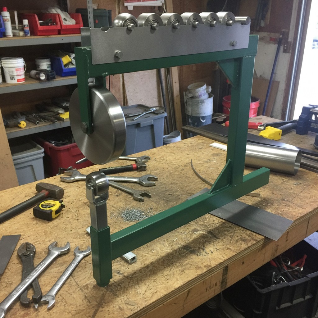 Sturdy Handcrafted English Wheel for Panel Shaping and Restoration Projects