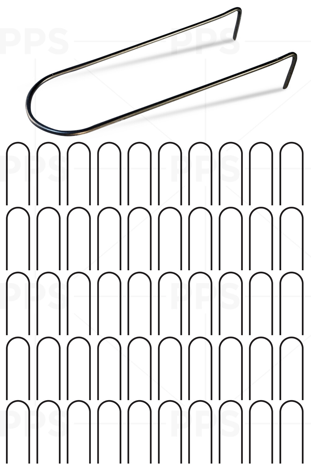 3/4"in x 8"in 9GA Guage Steel Joist Pipe Hook Self-Nailing Pipe Hanger (50 pack)