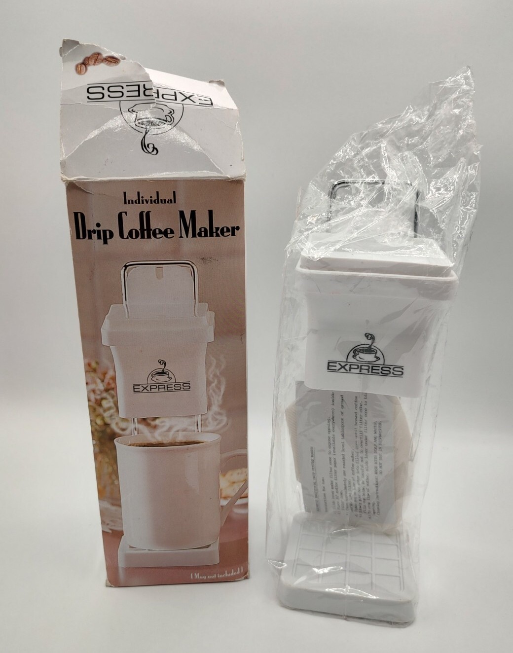 Vintage Coffee Manor Individual Single Drip Travel Coffee Maker Pour over