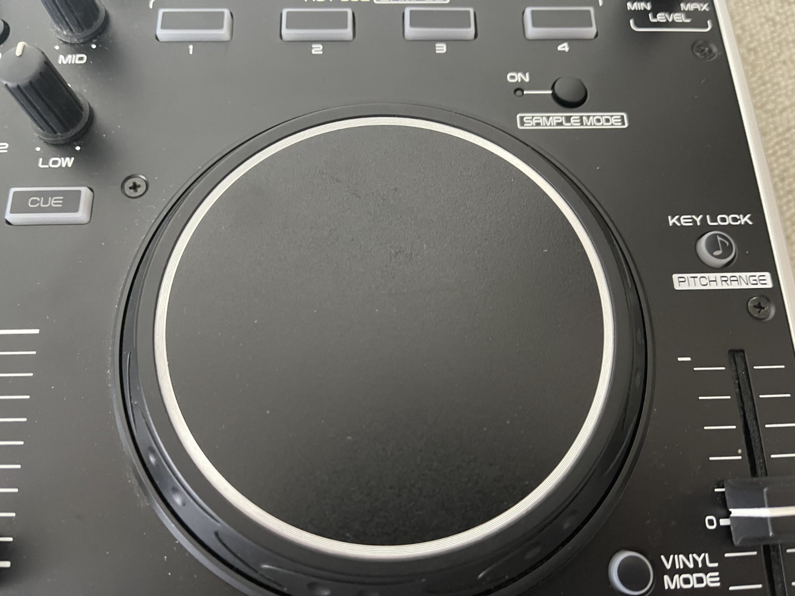 Denon DJ MC2000 2-Channel DJ Controller Black with USB Cable Tested & Working