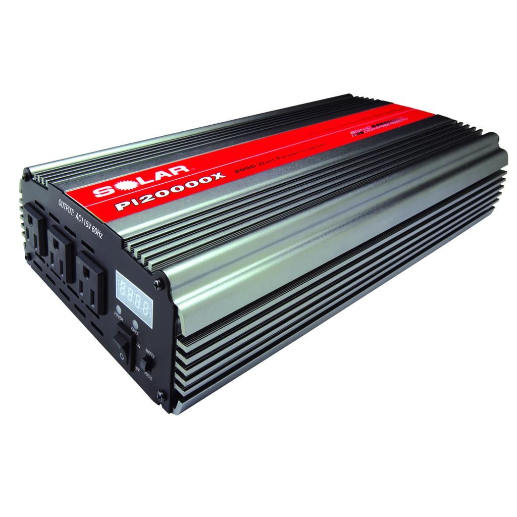 2000W Triple Outlet Power Inverter SOL-PI-20000X Brand New!