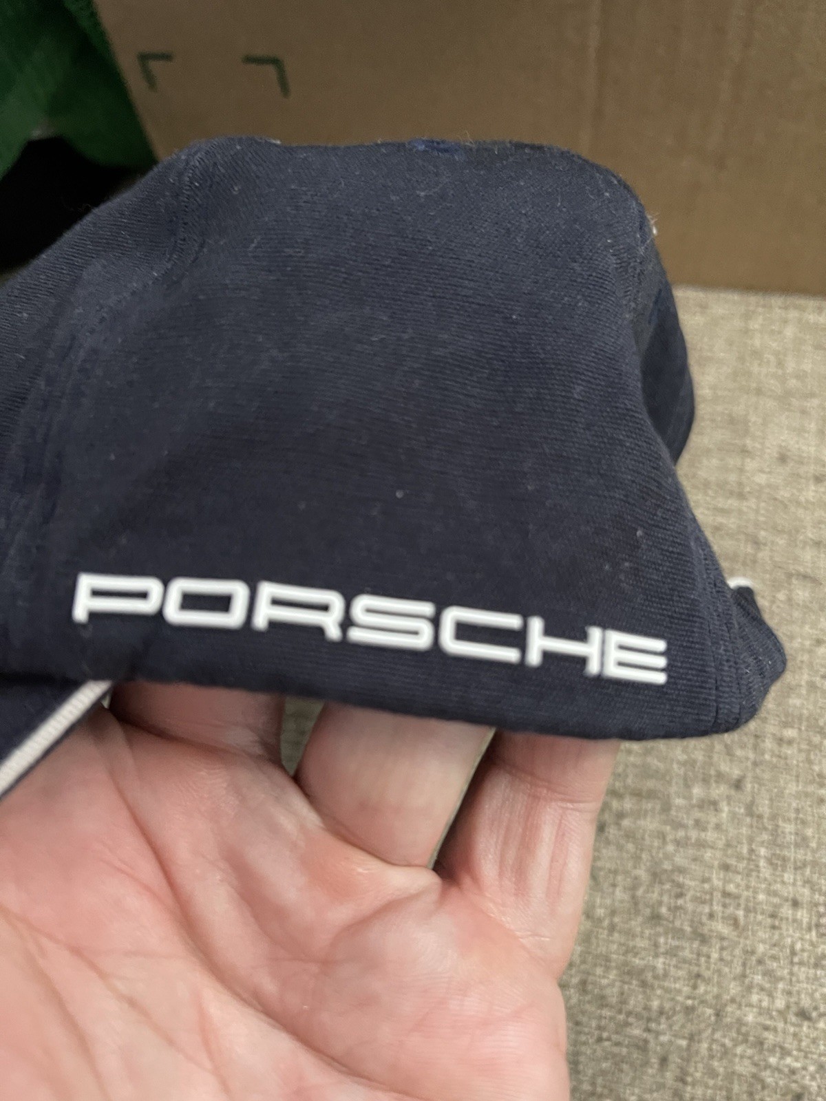 Porsche Design Driver's Selection 2022 Dark Blue Hat Logo On Side Adjustable
