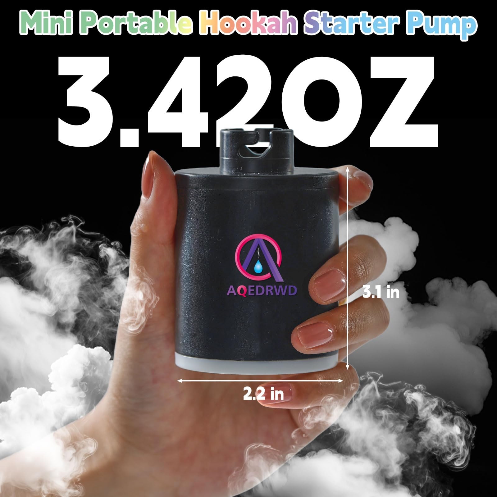 Hookah Pump Hookah Starter With rechargeable battery Universal electric hooka...