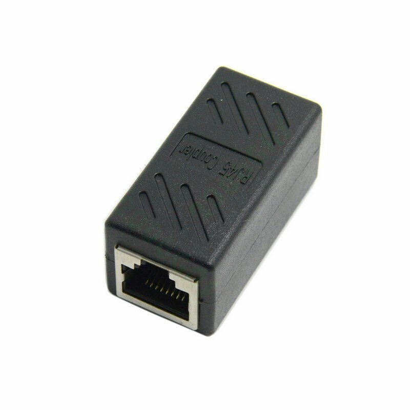 5pcs RJ45 Inline Coupler Cat7 Cat6 Cat5e Ethernet LAN Network Cable Adapter 5x