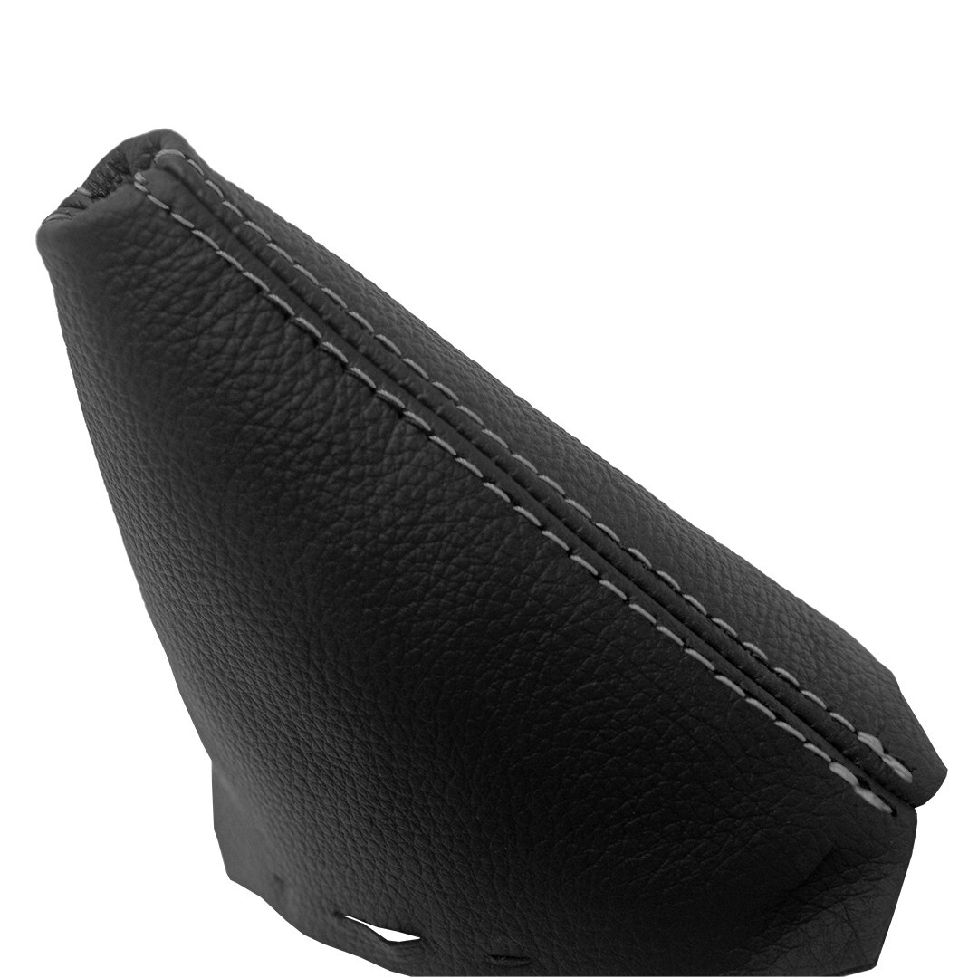 Fits 08-12 Land Rover LR2 Synthetic Leather Automatic Shift Boot Gray Stitch