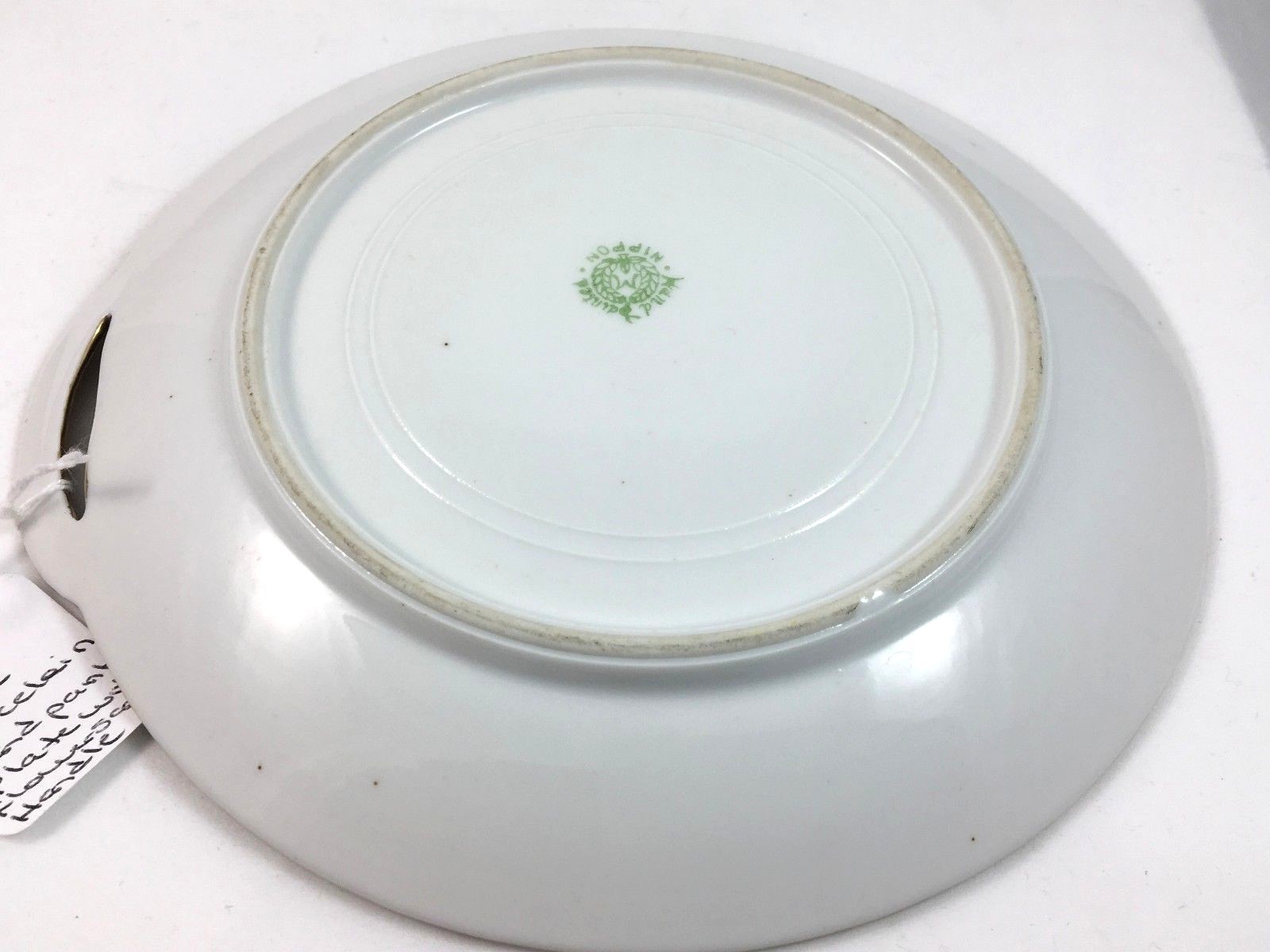 Hand Painted Nippon Dish Gold Trim with Handle