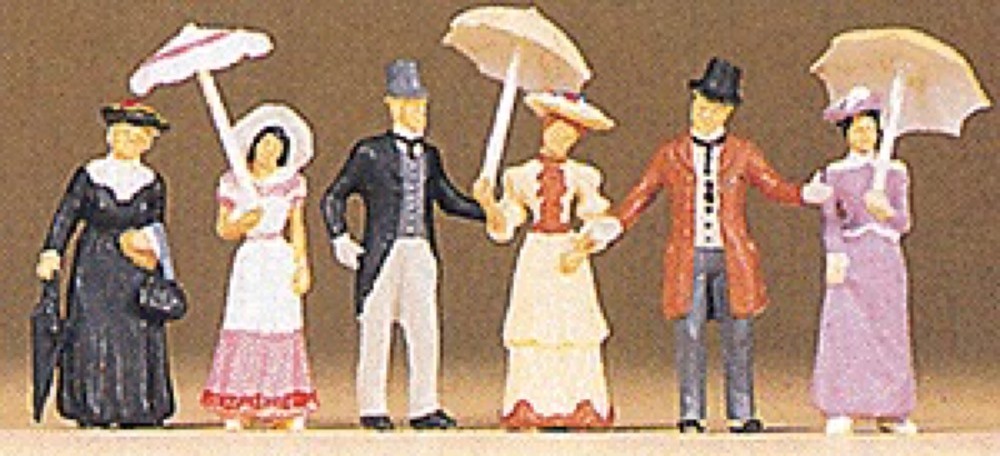 Preiser HO 1900s Figures Passers-By pkg(6) 139