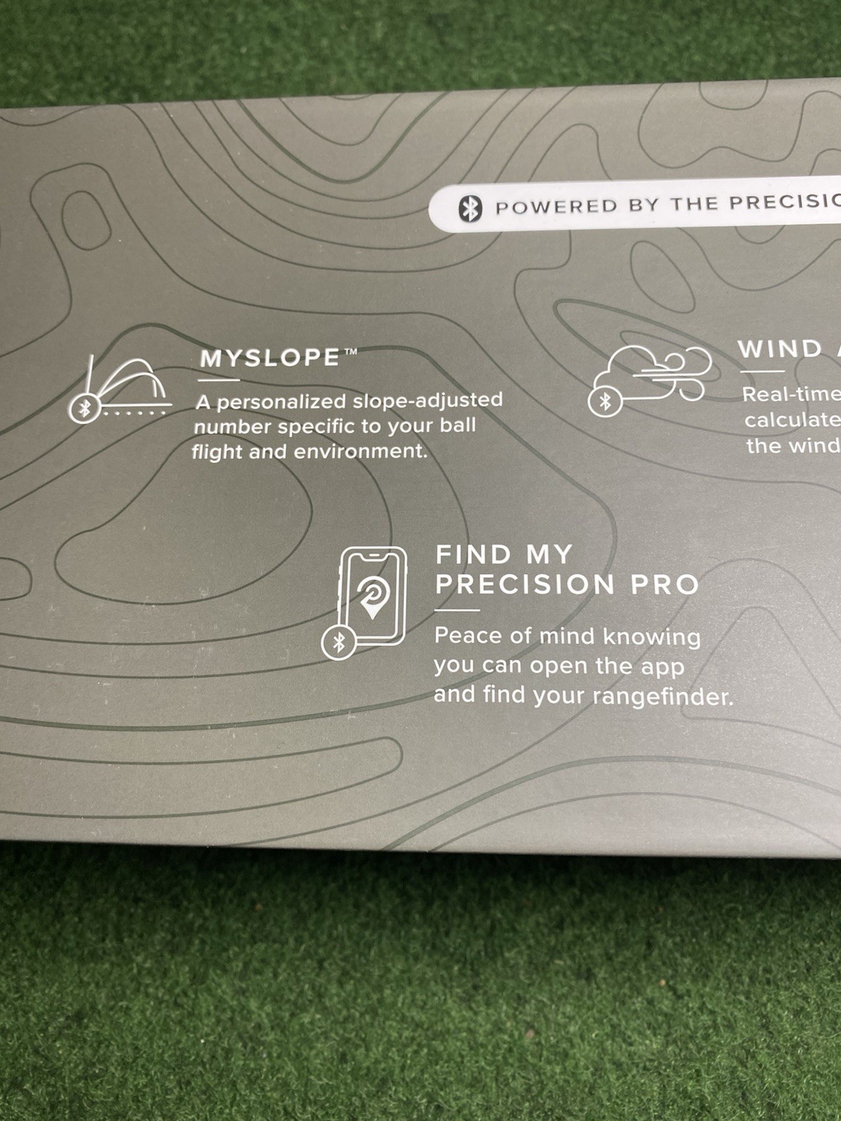 R1 Smart RangeFinder- PrecisionPro- Grey, Includes Charging Cord And Case + App