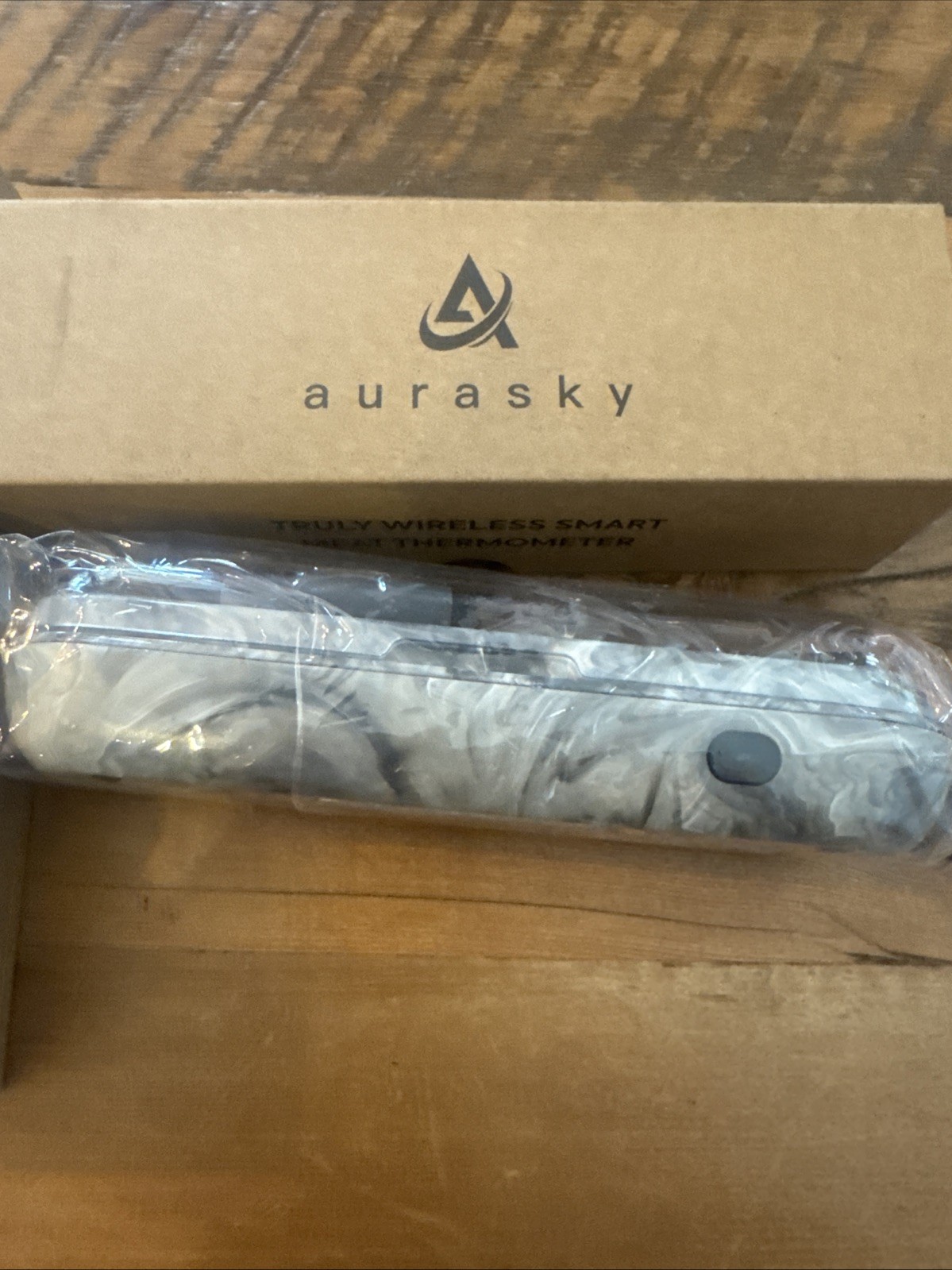 AURASKY Wireless Meat Thermometer Smart App Control Remote Read White/Gray CP20