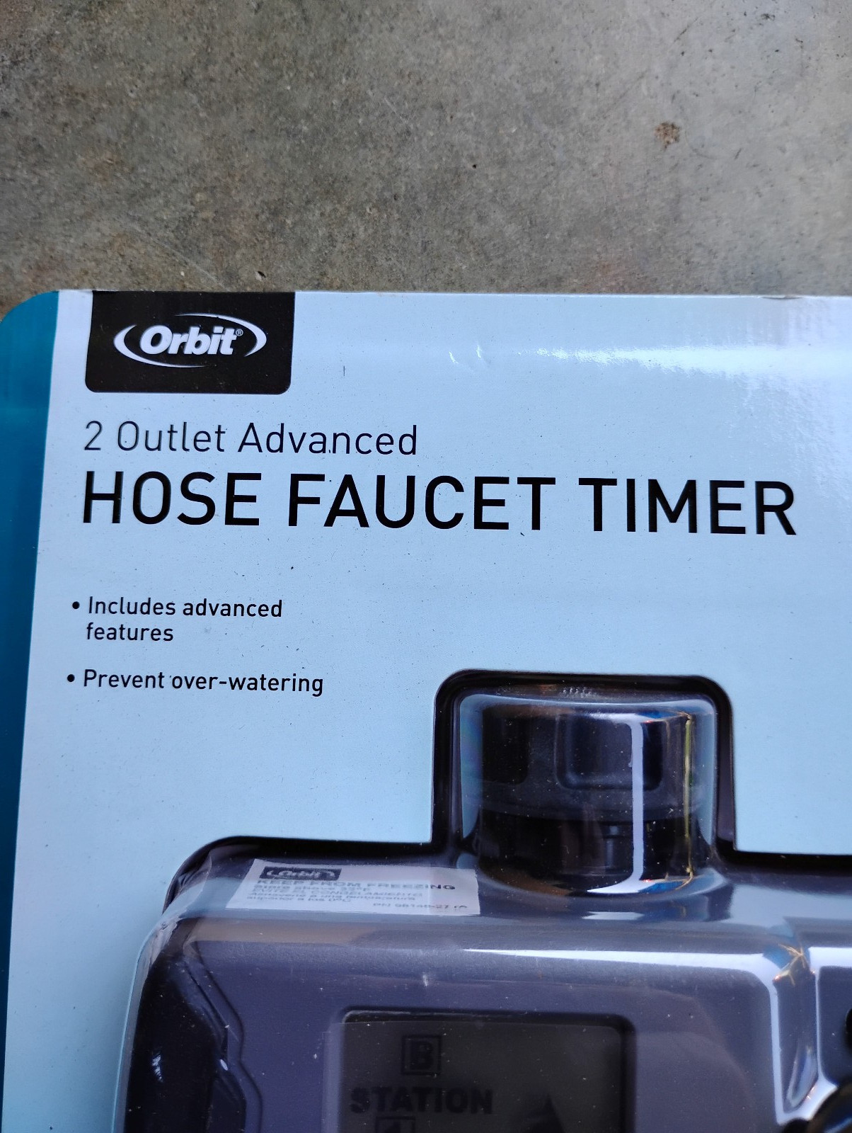 Orbit 1 Dial 2 Outlet Hose Faucet Timer Programmable 56544 New SEALED