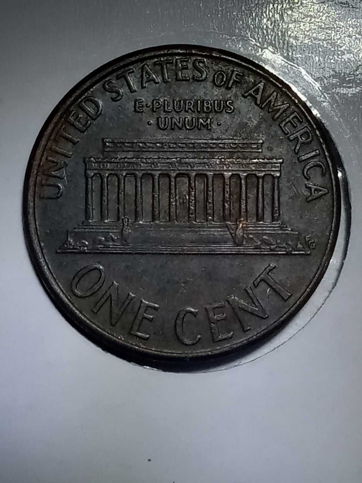 2006 Lincoln Cent Black Beauty With Gold Flake!!