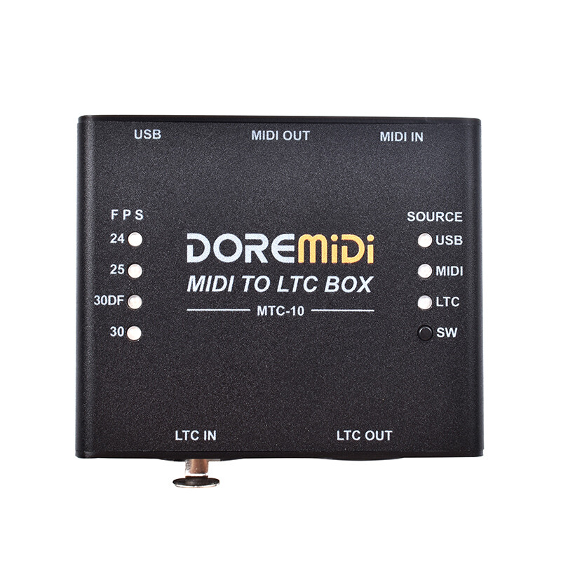 MIDI To LTC Box (MTC-10) Is A MIDI Time Code and SMPTE LTC Time Code Conversion