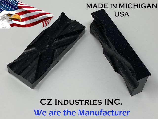 4"  Barrel Vise Soft Jaw Pads for Rifles, Pistols, Shafts, Round Stock V2P
