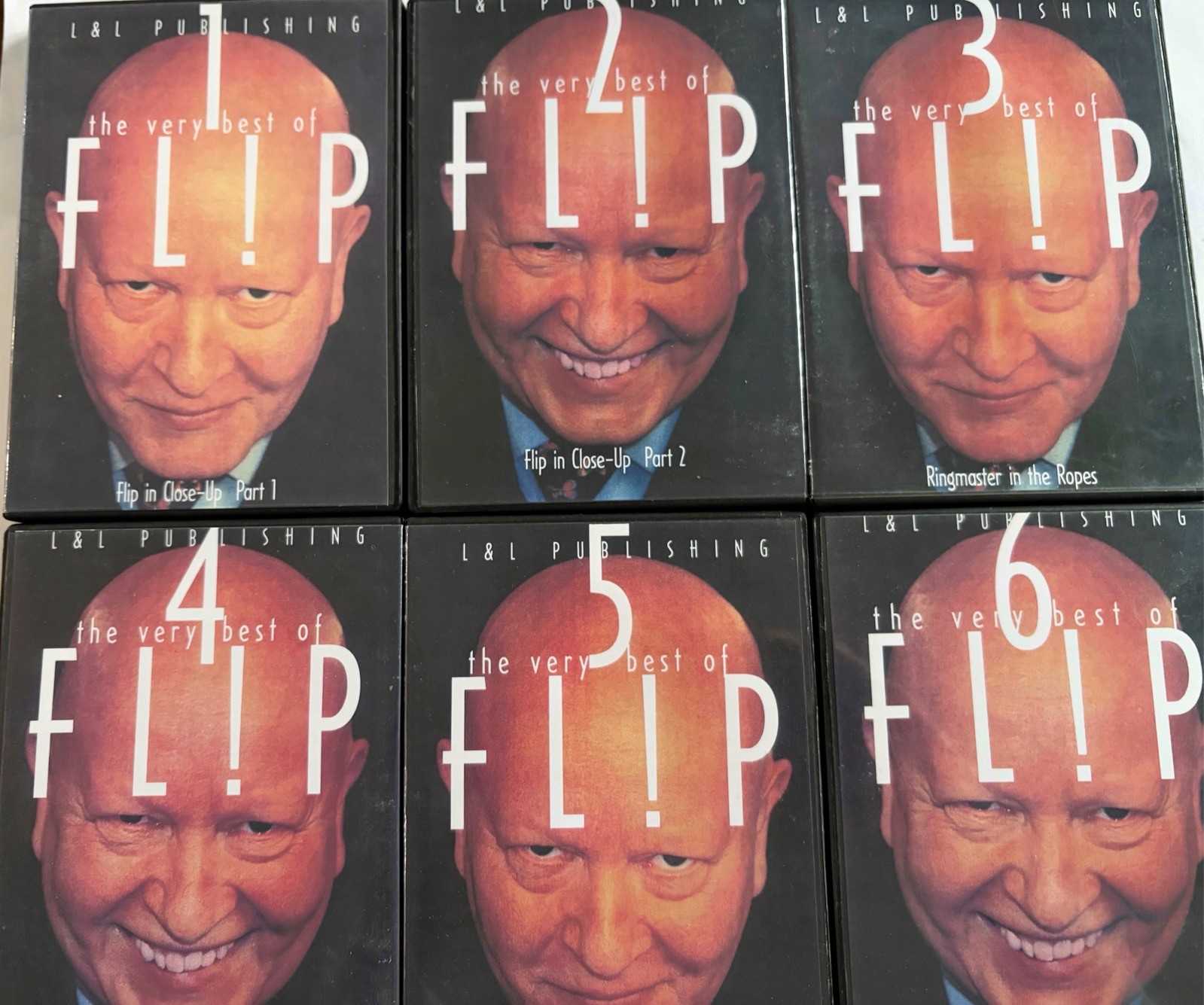 Set Of 6 x FLIP - The Very Best Of - Magic DVDs As Pictured S39