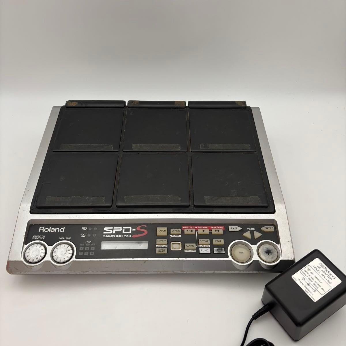 Roland SPD-S Sampling Pad Tested Working w/ AC Adapter Used Rare