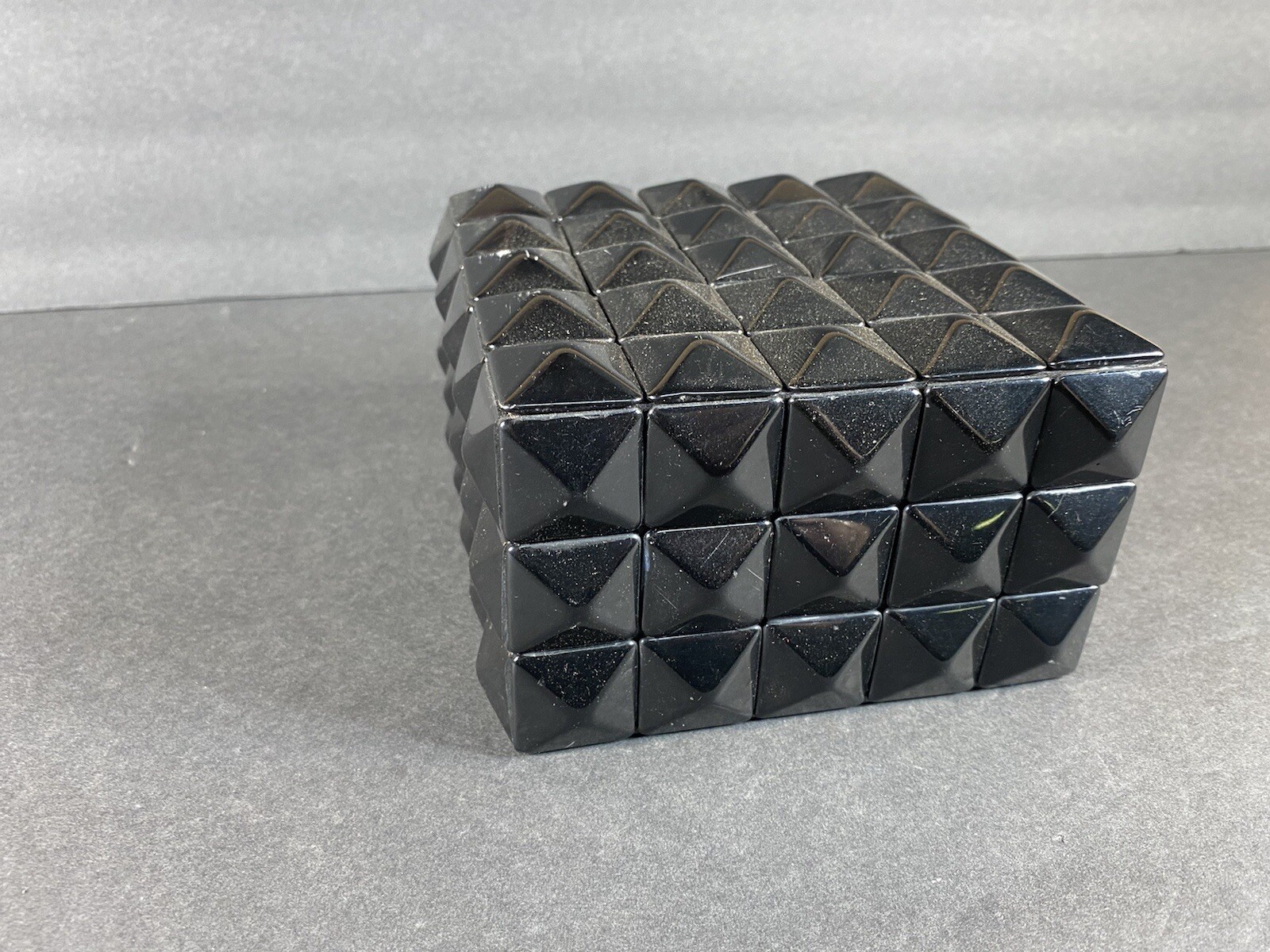 Decorative Geometric Style Black Decor Box