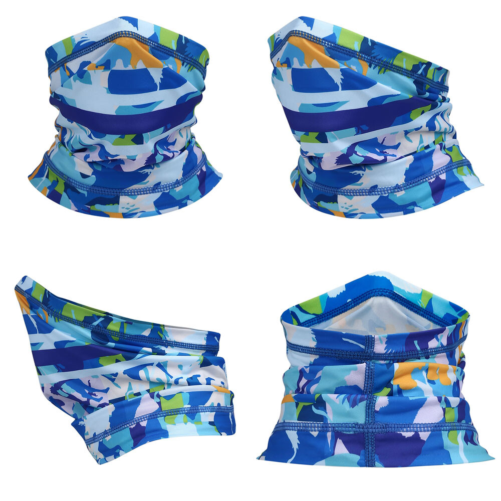 Cooling Neck Gaiter UV Protection Face Mask Colorful Breathable Balaclava Scarf