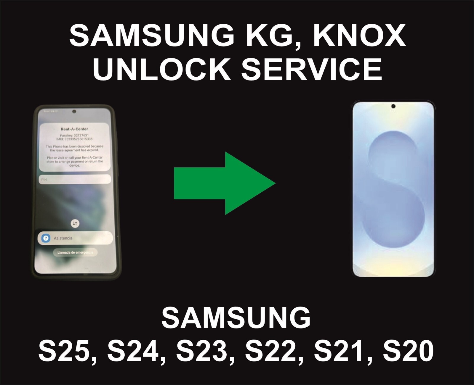 Device KG, Knox Unlock, S25, S24, S23, S22, S21, S20, Note 20, Plus, Ultra