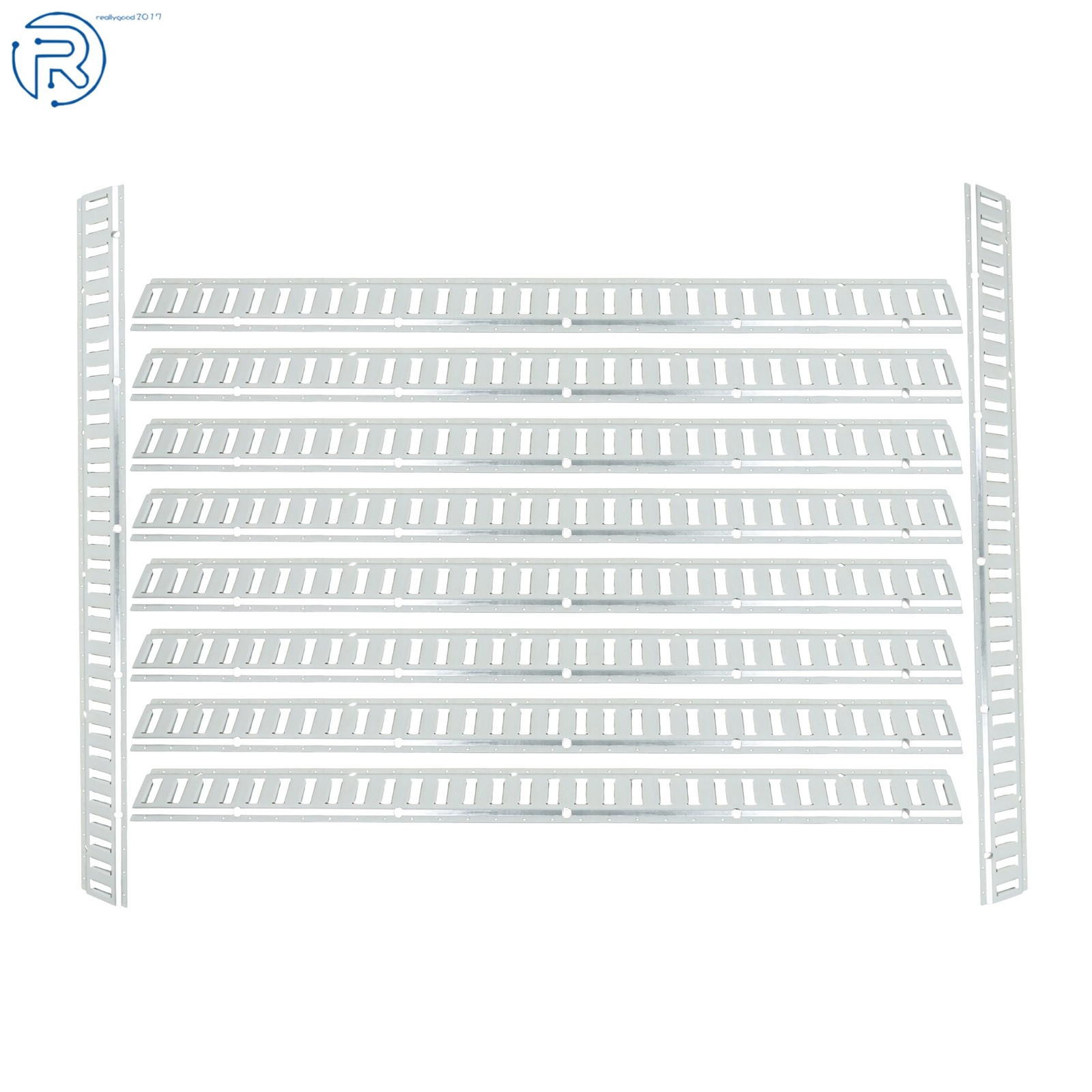10 Pack 5' E Track Tie Down Rail System For Trucks Trailers Vans Secure Cargo