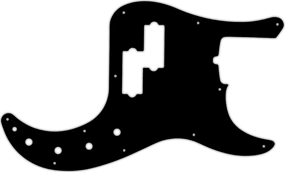 WD Custom Pickguard For Fender American Deluxe 21 Fret Precision Bass #03R Bl...