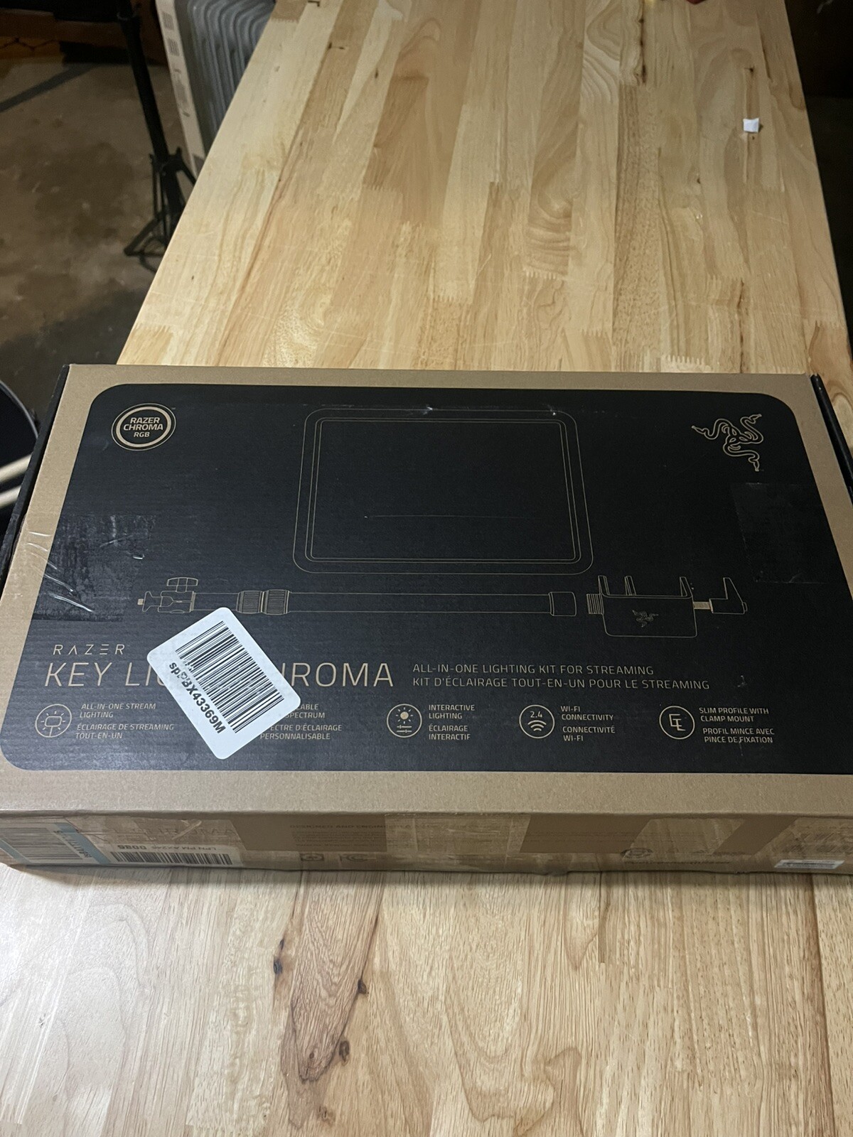 New RAZER KEY LIGHT CHROMA RGB - Lighting Kit For  STREAMING New In Box