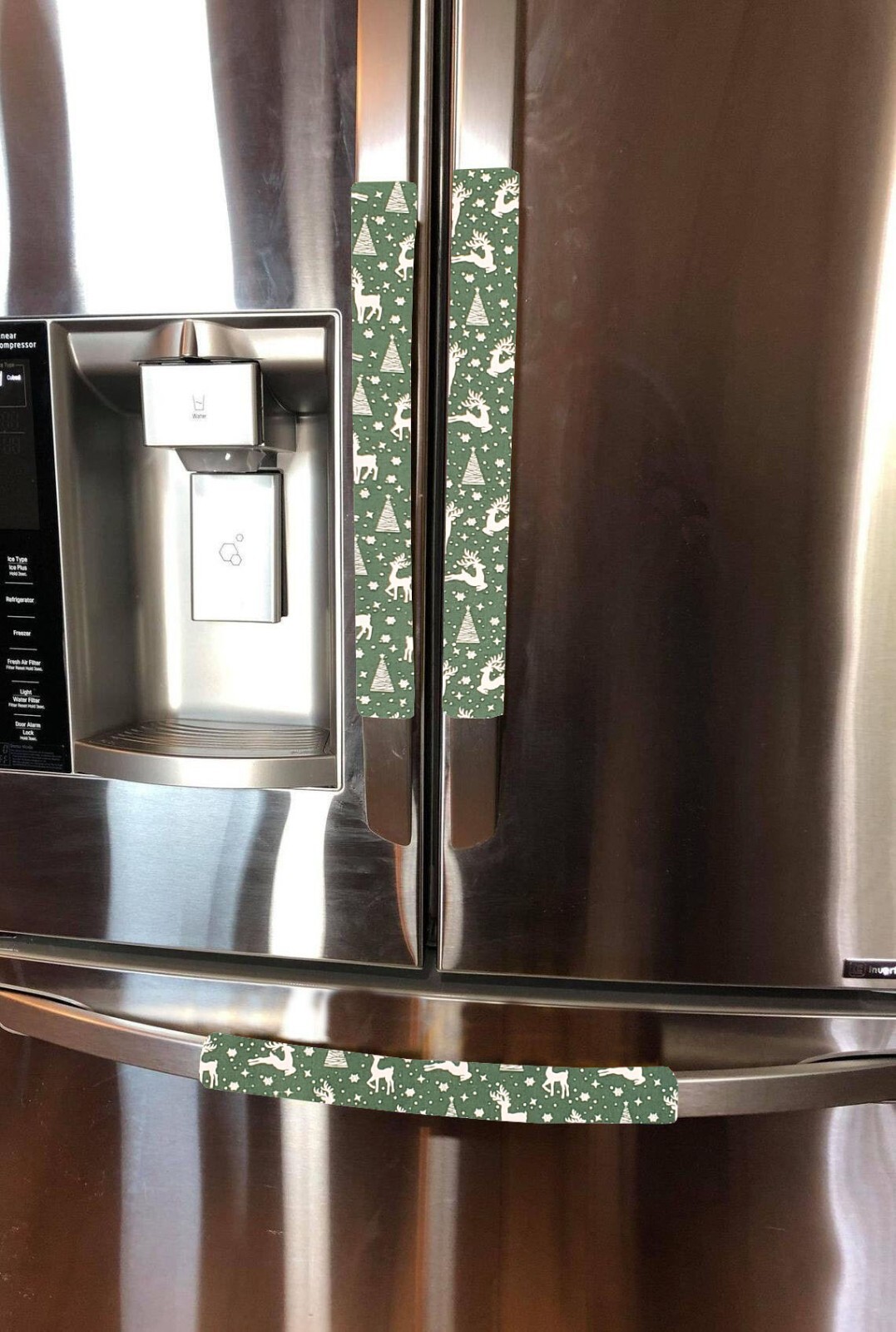 Reindeer Christmas Refrigerator Oven Dishwasher Handle Covers