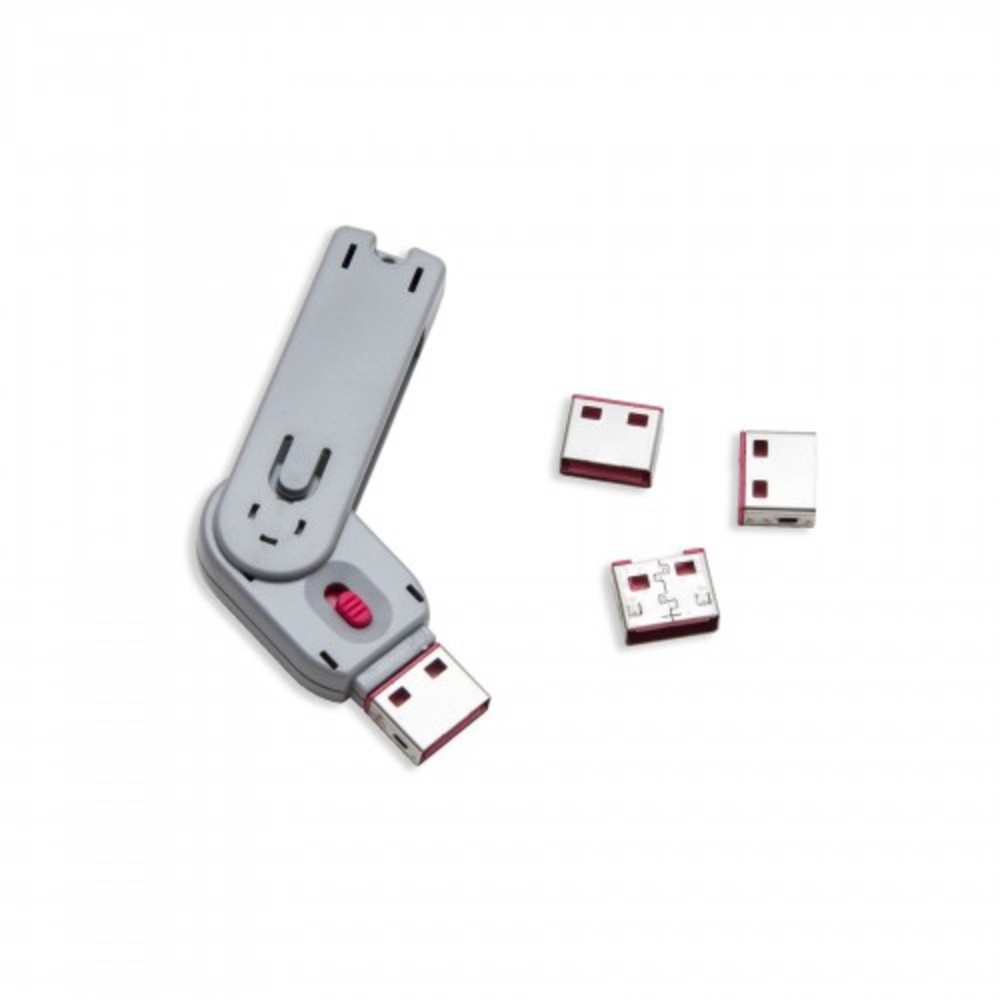 SYBA MULTIMEDIA INC SY-ACC20165 Usb Port Blocker 1-Key And 4-Lock Pink C