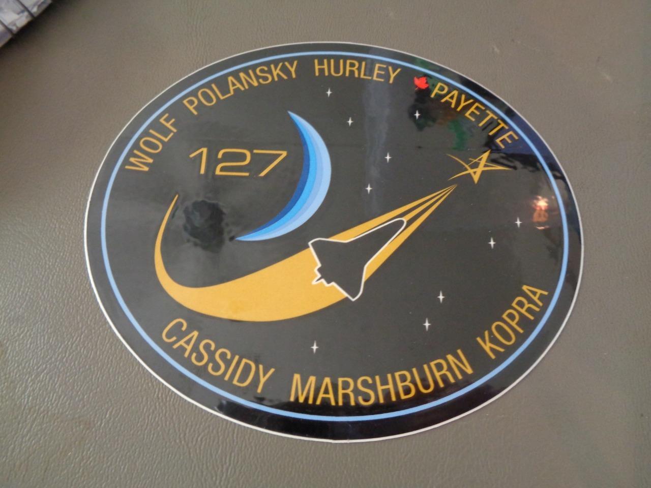 NASA Space Shuttle Endeavour STS-127 Crew Patch Sticker