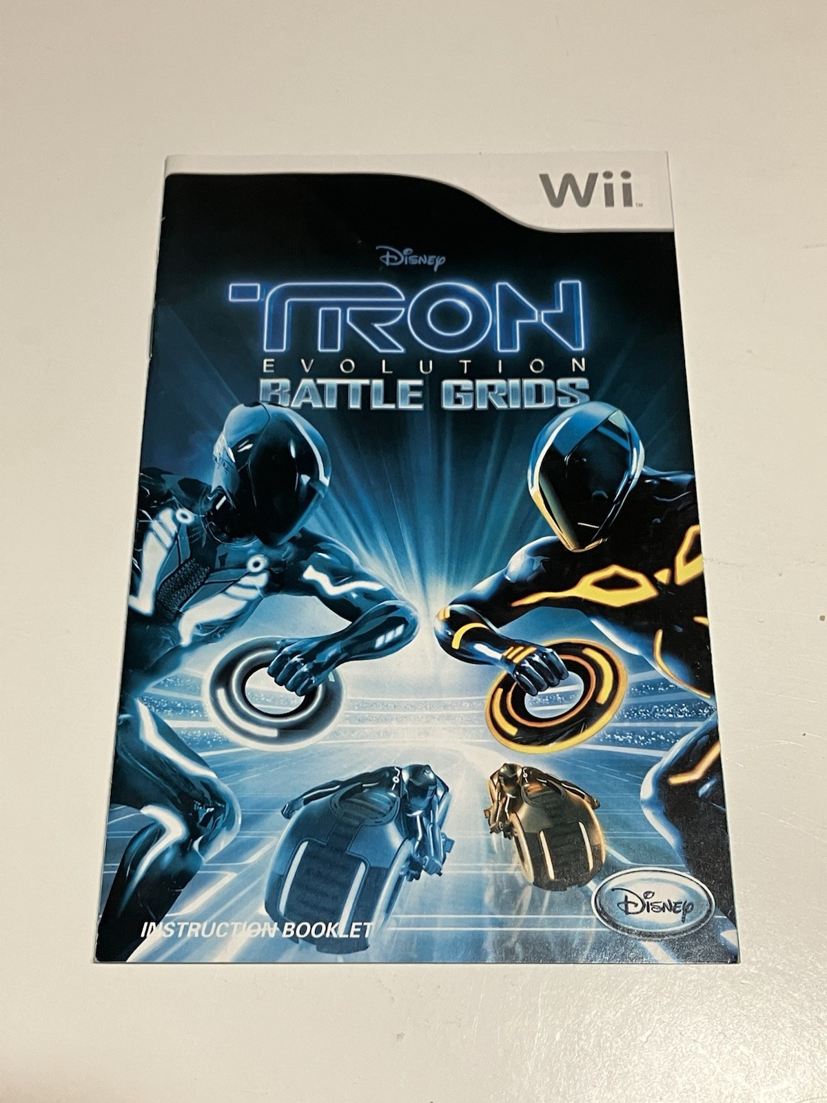 Tron Evolution Battle Grids Instruction Booklet ONLY! (Nintendo Wii) Manual