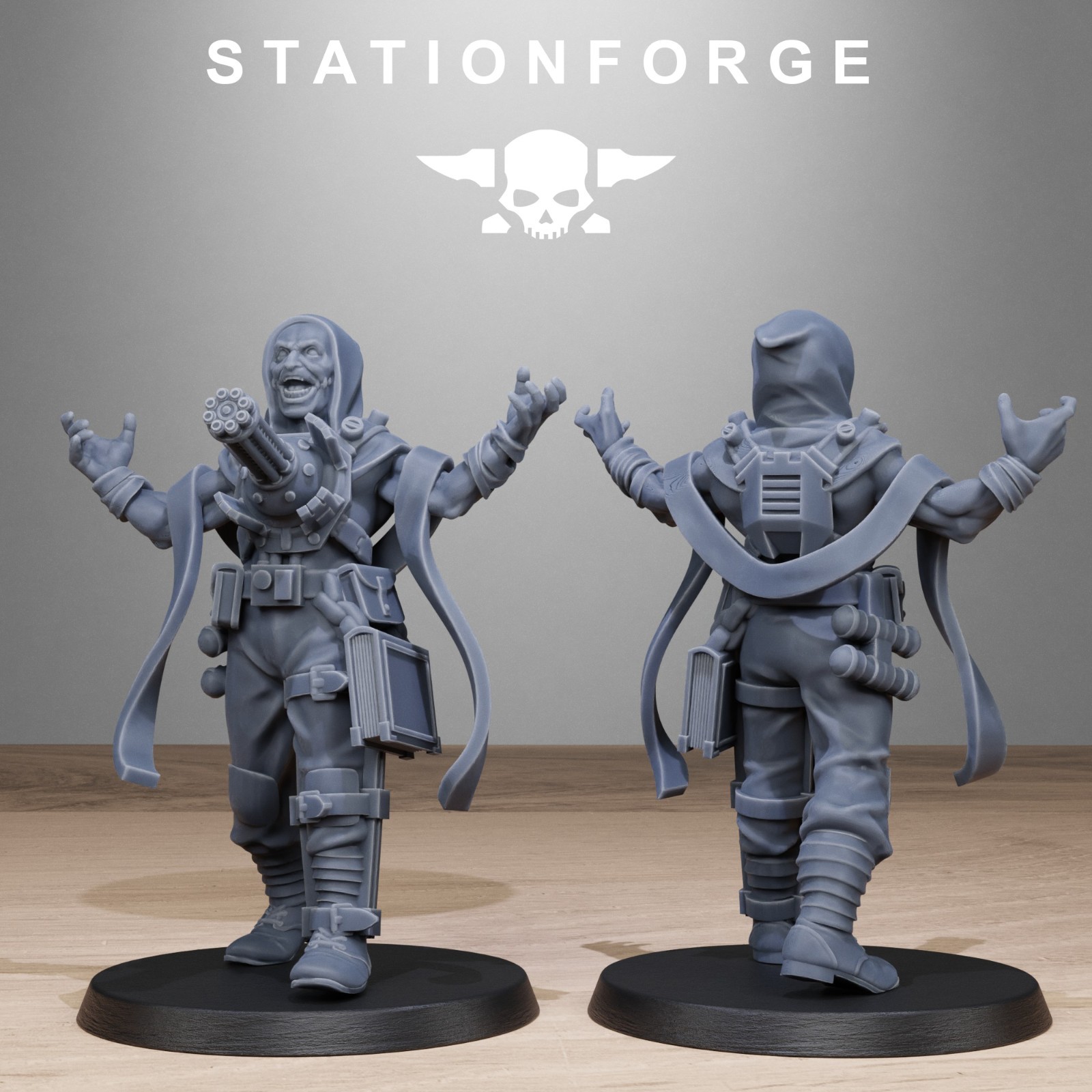The Corrupted AbHumans from Station Forge 32mm