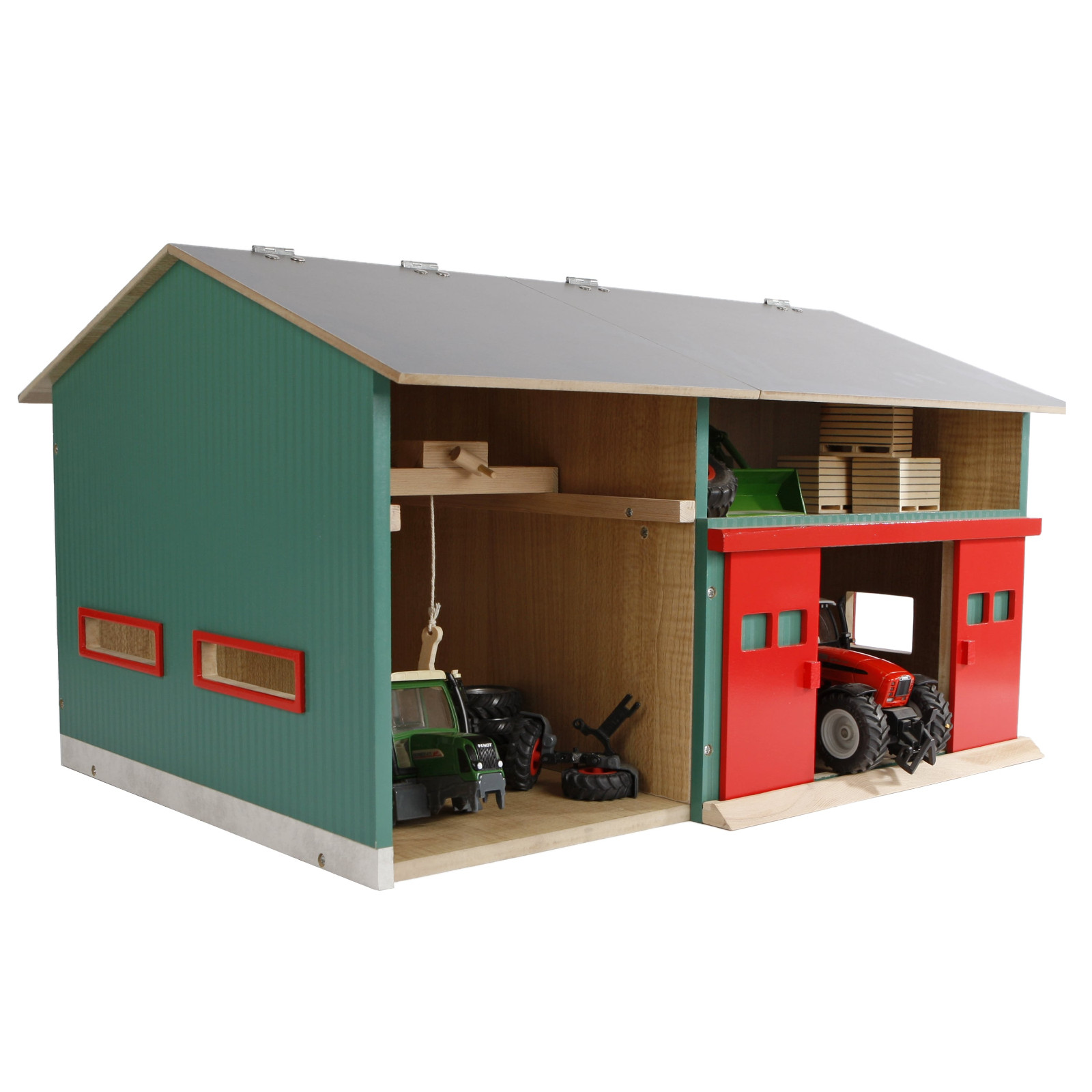 Kids Globe 1:32 scale Wooden Workshop Toy with Storage KG610816