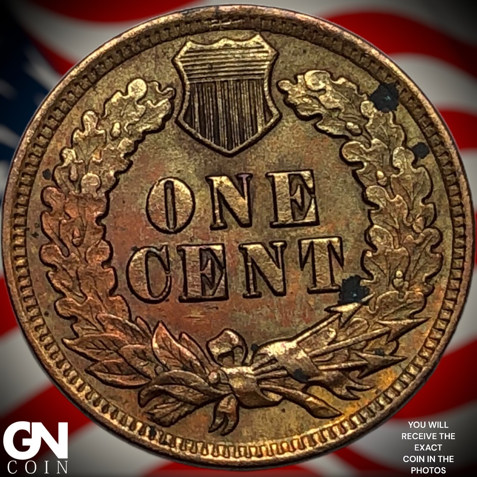 1902 Indian Head Cent Penny Y3474