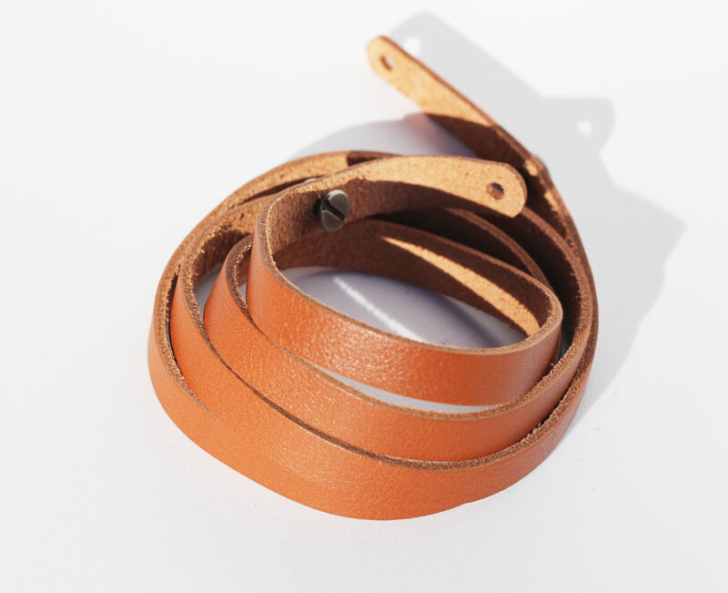 Soft Genuine Leather Neck Shoulder Strap