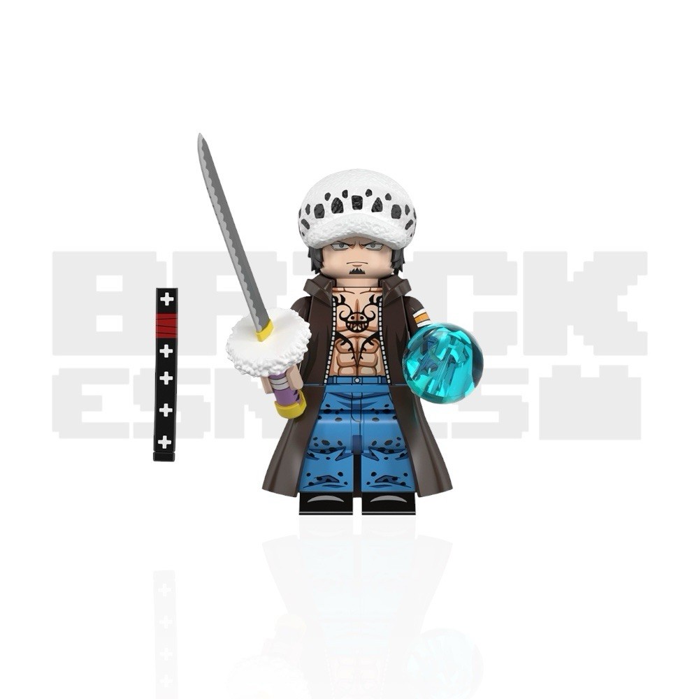 Trafalgar D. Water Law V2 Custom Minifigure