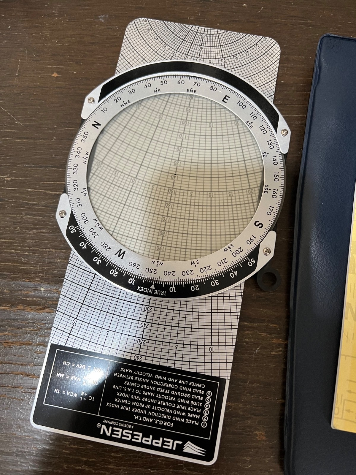 USED Jeppesen® E6B Student CSG (Computer Slide Graphic) Flight Computer