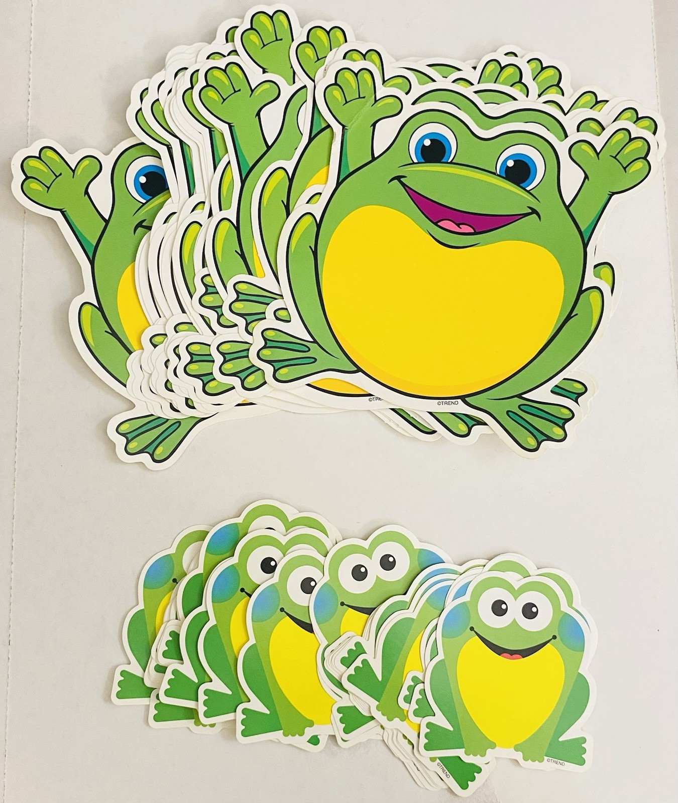 Lot Of  60 Frog Cutouts- 27 Large+ 33 Small Classroom Decorations Accents