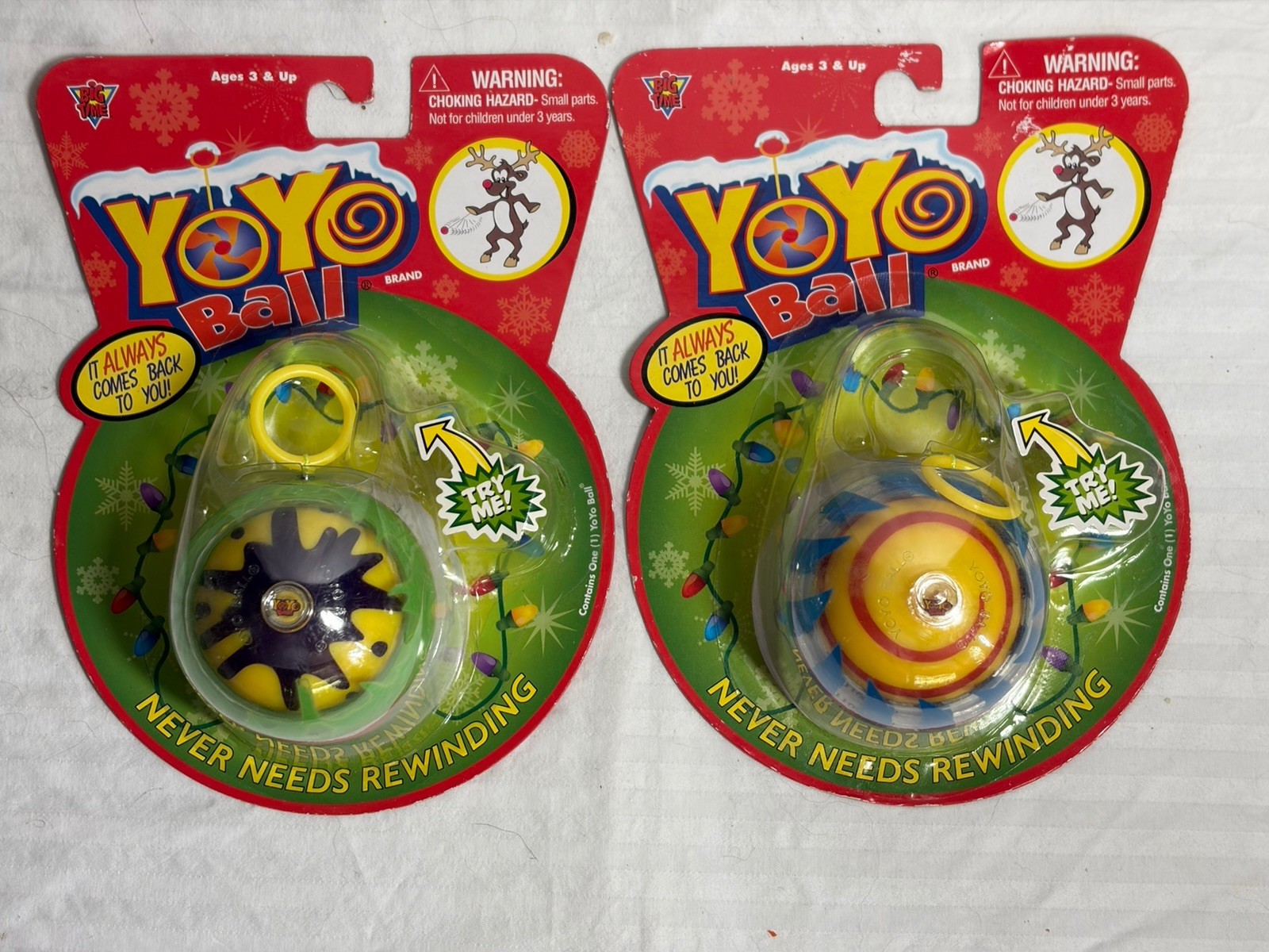 Big Time Toys Automatic Return Yoyo Ball Asst. Colors No Rewind Toy 2011 Lot-2