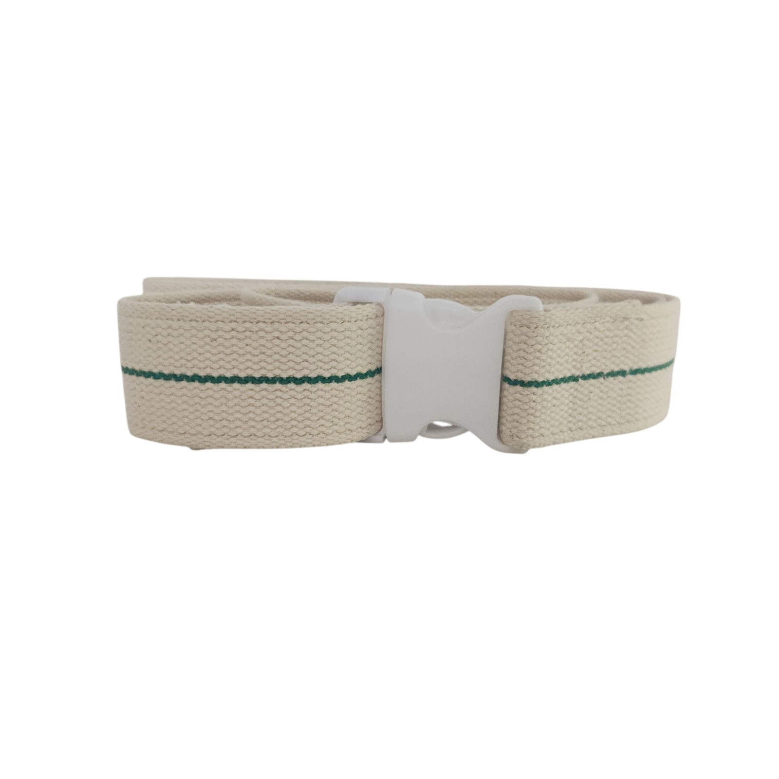 Posey Gait & Transfer Belt No. 6556Q Cream & Green Stripe 60" x 2" NEW NWOT