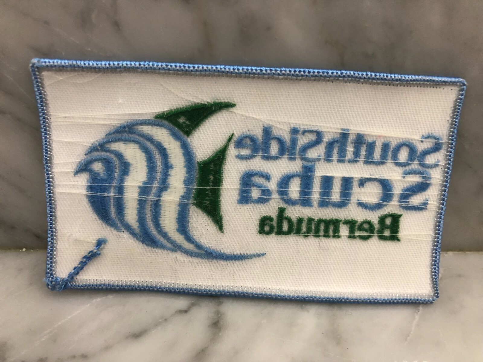 SOUTH SIDE SCUBA BERMUDA PATCH 4,5" x 2,5" A1