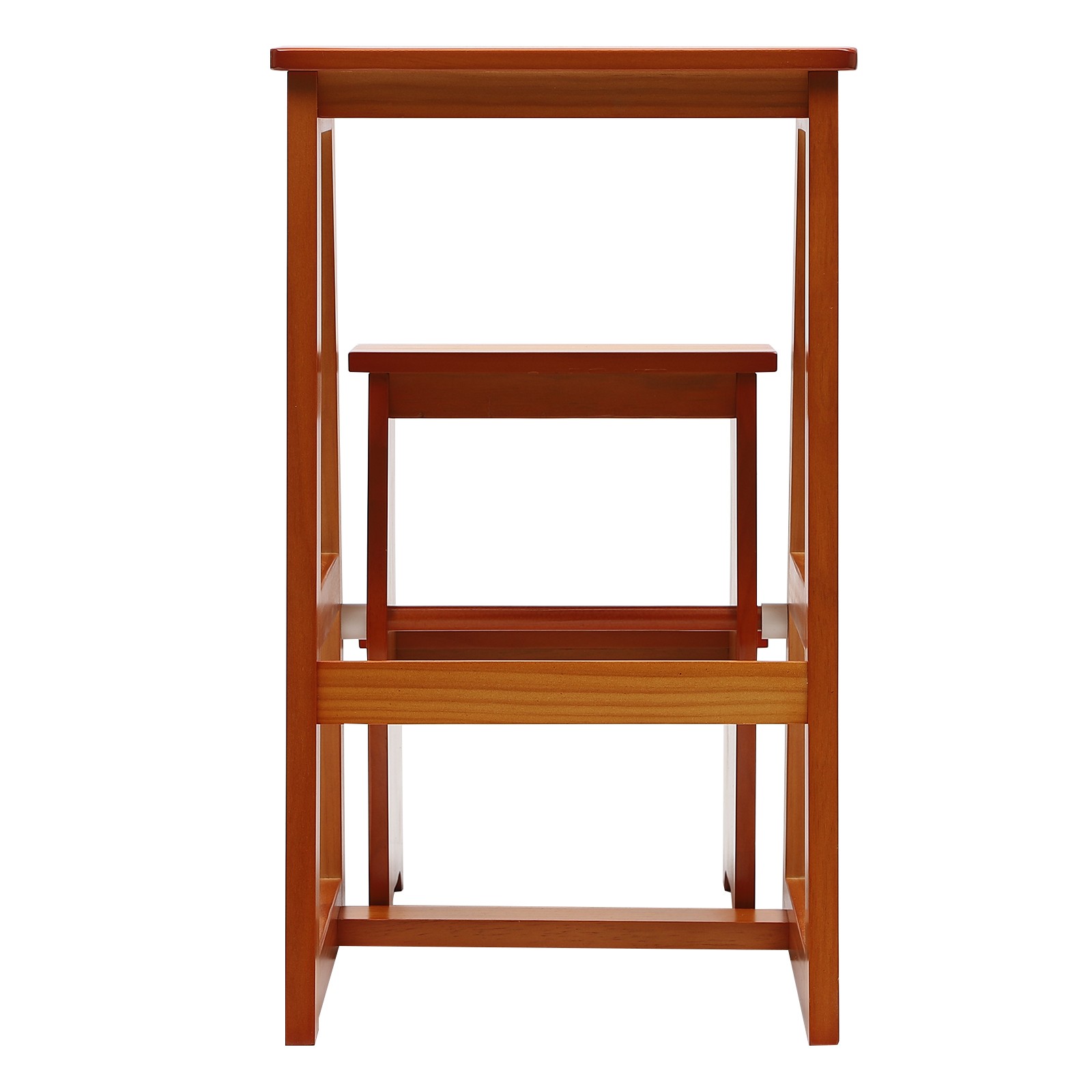 3-Step Folding Library Ladder Chair, Portable Multifunctional Step Stool