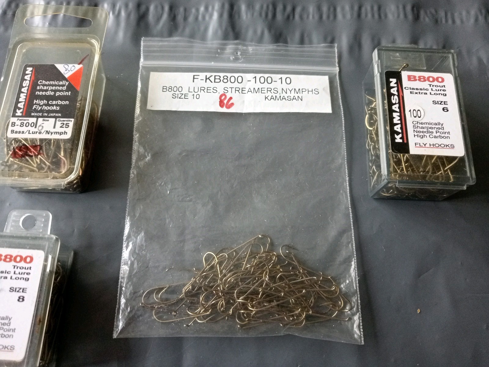 Kamasan B800 Various Sizes x 386 Hooks