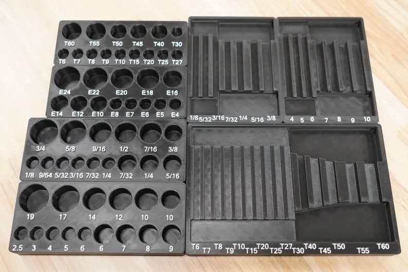 Blue-Point BLPTHC87 Bit Socket Organizer – Fits 87pc TORX & Hex Bit Socket Set