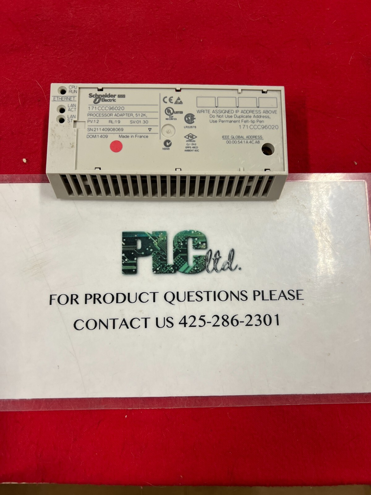 171CCC96020 Used Modicon Ethernet CPU 171-CCC-960-20