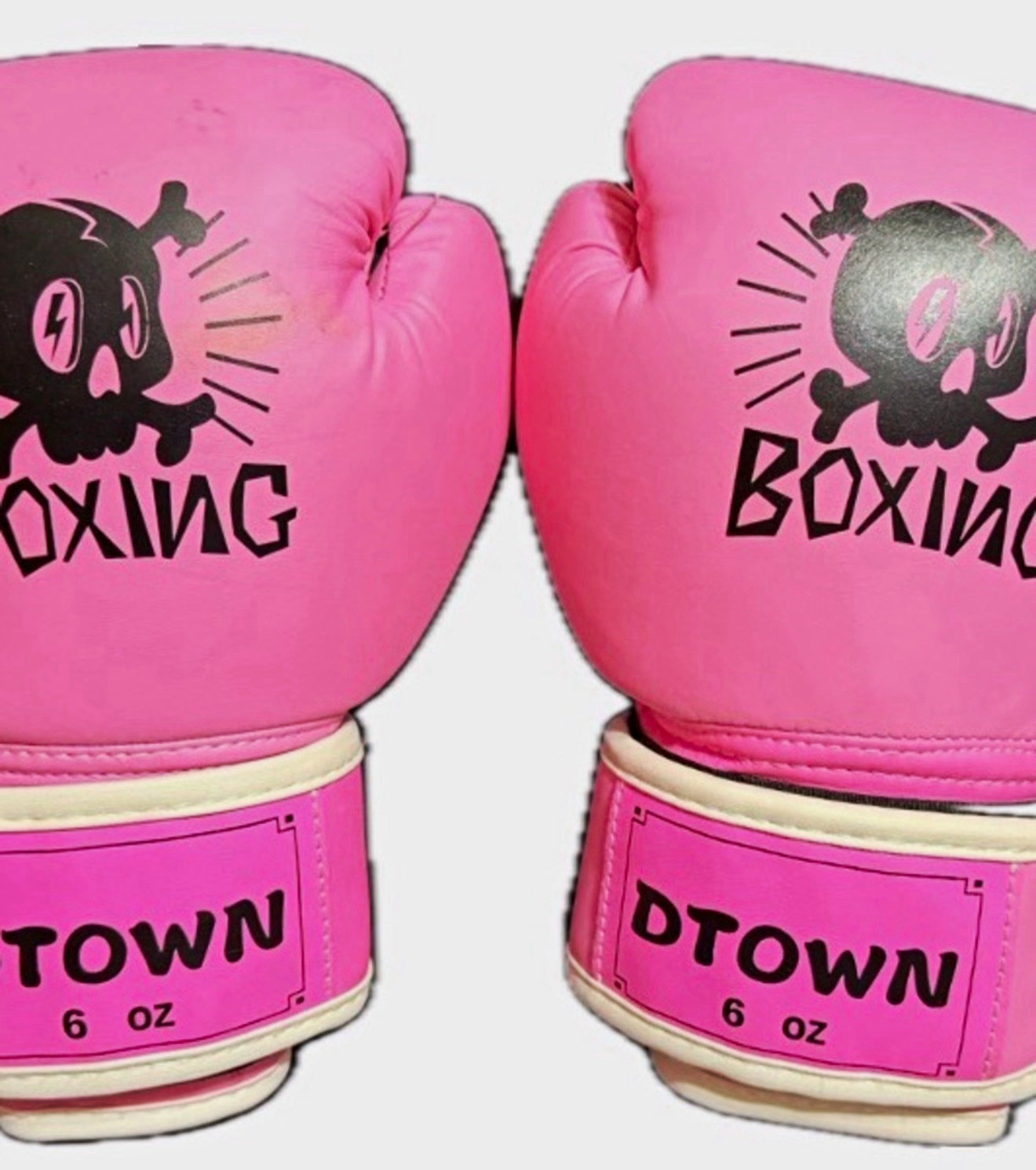 DTOWN Sparring Gloves 6 oz Pink Size S Kids Unisex Boxing Pair