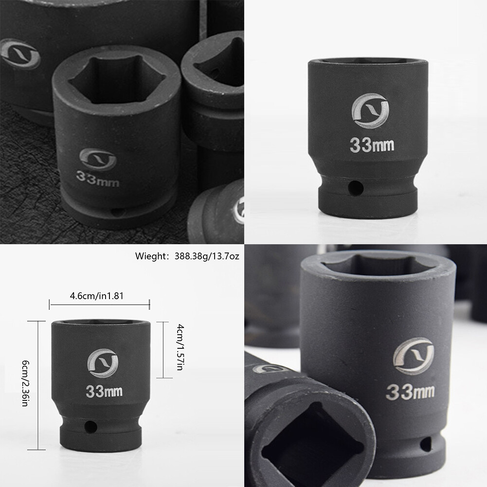 US 1 Pack 3/4 in. Drive 33mm 6 Point Deep Impact Socket 79344