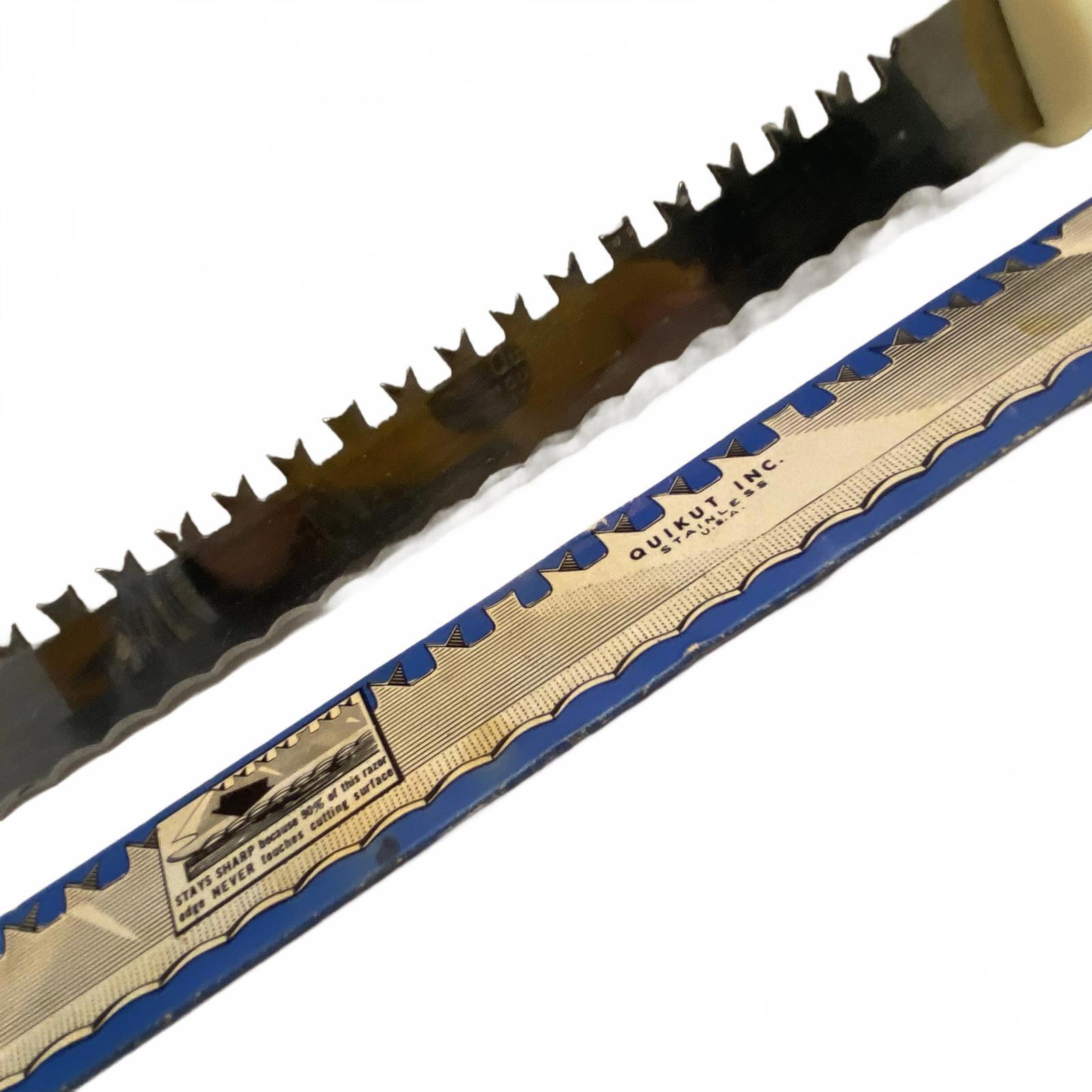 Quikut Stainless Bread Knife - Serrated Edge with Protective Sheath