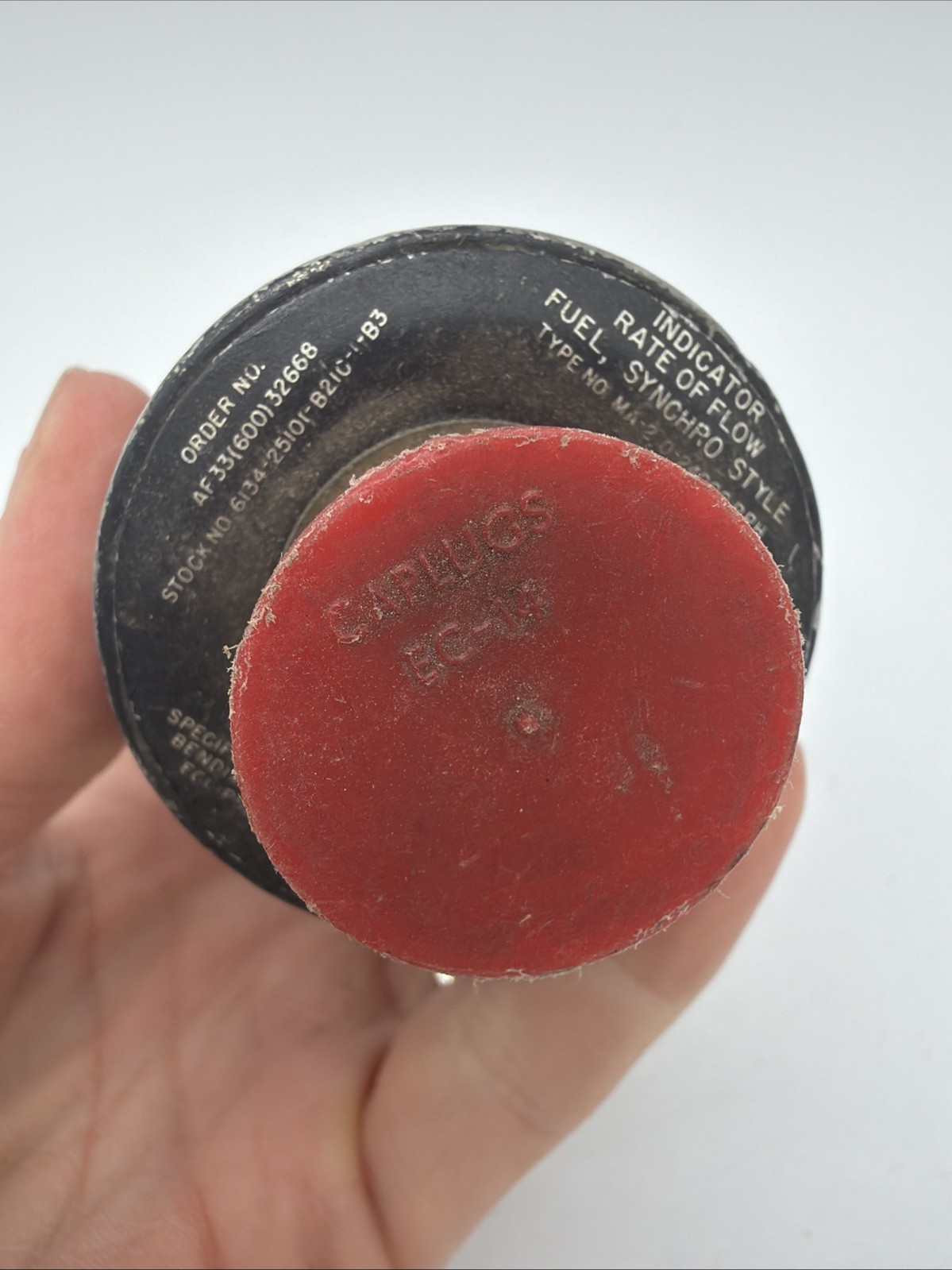 Vintage Bendix Eclipse Aircraft Indicator Fuel Glow Marked PPH X1000