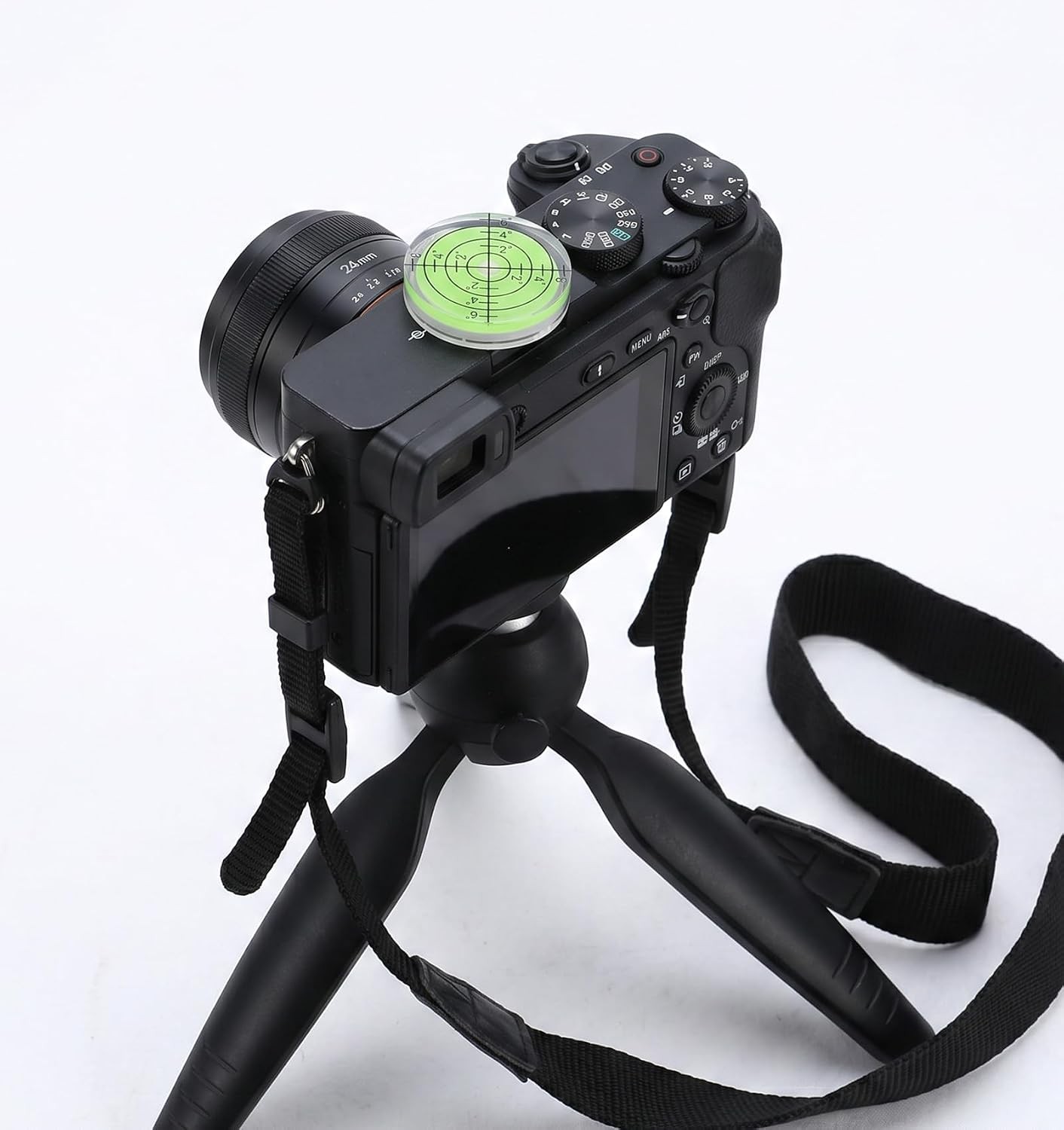 6 Pcs Mini Bubble Level Small Round Square Spirit Level Target Surface Tripod