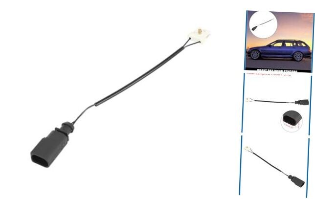 Car Front Brake Pad Wear Sensor 2 Pins Replacement for Audi for Volkswagen